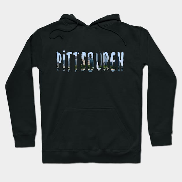 Pittsburgh City Skyline Hoodie by swiftscuba